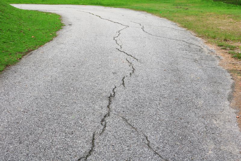 Cracked Driveway Resurfacing